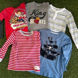 Boy's long sleeve shirt lot